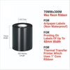 Wax Resin Ribbon | 5 pcs | 70mm x 300Mtr | Thermal Transfer