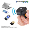 SRK-5500B Wireless Ring Barcode Scanner |  1D and 2D Bluetooth Reader| USB+ Bluetooth