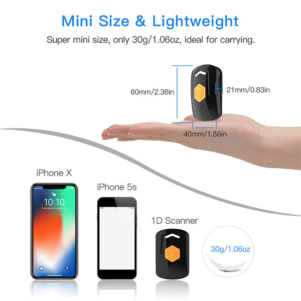 PS-5500B Wireless Pocket Bluetooth Scanner