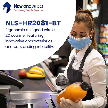 NewLand HR2081-BT Handheld Barcode Scanner