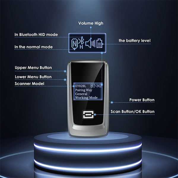 SRK-PDT3000 Wireless Pocket Data Collector | 2D Bluetooth Scanner  (RF, BT, Corded)