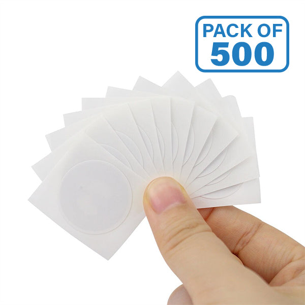 NFC NTAG 216 Tags | Round 24mm Adhesive Stickers | Byte 888 | Pack of (10 ,50 & 500)