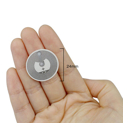 NFC NTAG 216 Tags | Round 24mm Adhesive Stickers | Byte 888 | Pack of (10 ,50 & 500)