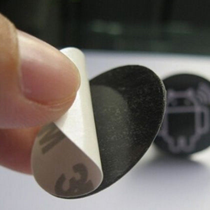 RFID Anti-metal Round Sticker Tags | 5 pcs | Read Range 0-10 cm | Pack of (5, 250, 500)