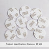 RFID HF Token Round Tags | 5 pcs | 30mm Dimension | Read Range 0-10cm | Pack of (5, 250, 500)