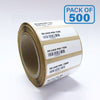 RFID UHF Vehicle soft Label Tag | 800-900MHz | Read Range 6 to 8 Meter  Pack of (10, 50, and 500)
