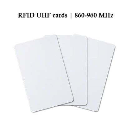RFID UHF Glossy Smart Card | 5 pcs | 860-960MHz | Pack of (5, 250, 500)