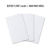 RFID UHF White PVC Glossy Smart Cards | 5 PCS | Pack of (5, 200, 500)