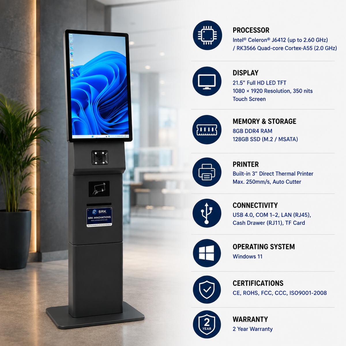  K1008 Self Service Kiosk 