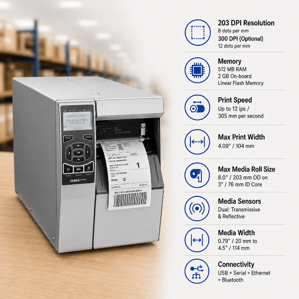 Zebra ZT510 Direct thermal & thermal transfer printer