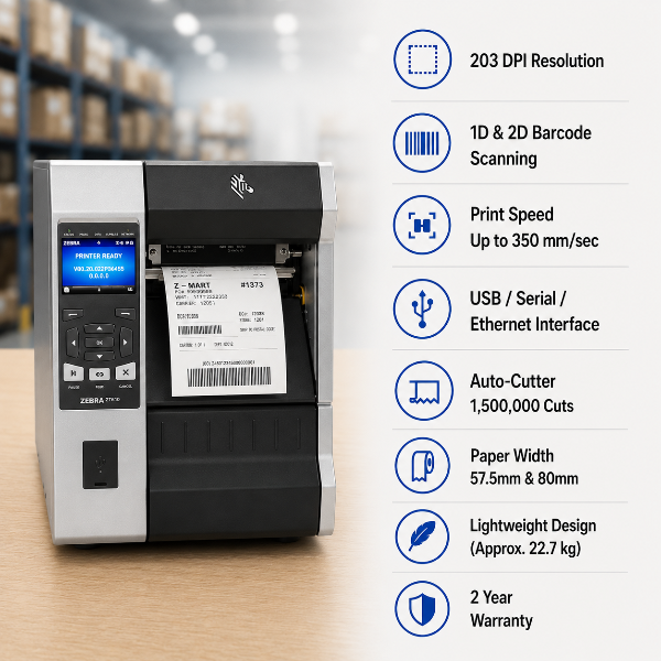 Zebra ZT610 Barcode Label Printer