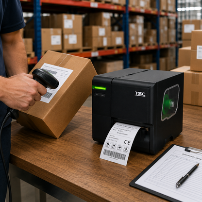 TSC ML241P Industrial Barcode Label Printer | 203 DPI | 118 mm | Direct Thermal