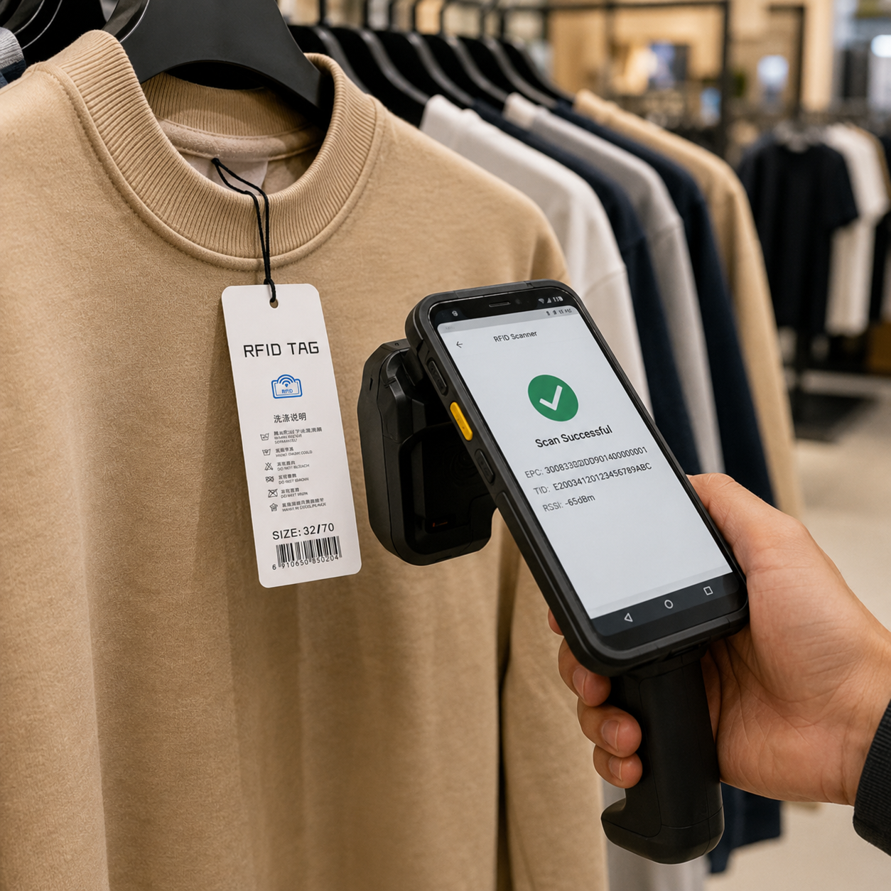 RFID UHF Garment Hang Tag