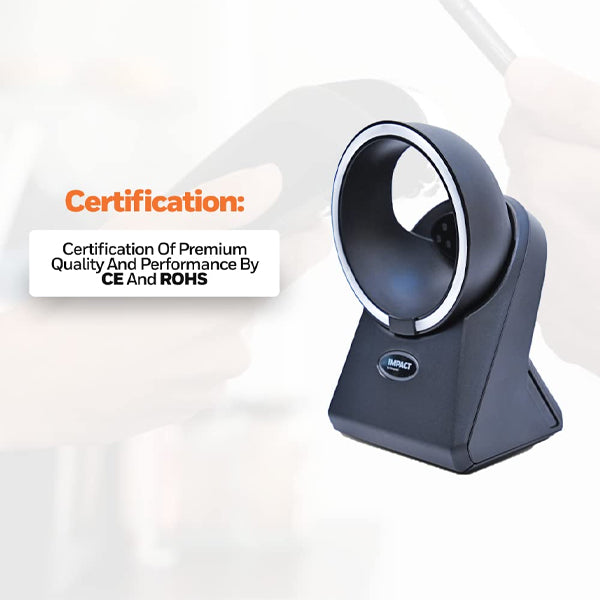 Honeywell Impact GL650 | Hand Free 2D Barcode Scanner | High Sensitivity, Wide Scan Window