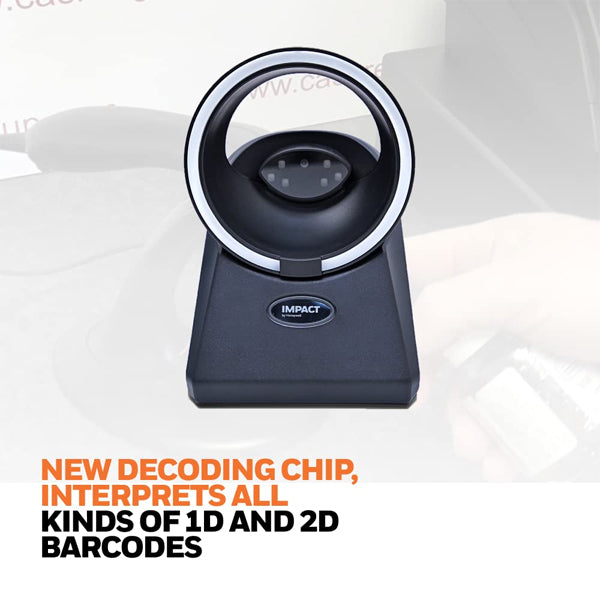 Honeywell Impact GL650 | Hand Free 2D Barcode Scanner | High Sensitivity, Wide Scan Window