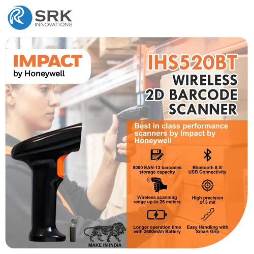 Honeywell Impact IHS 520BT|2D Wireless Handheld Barcode Scanner