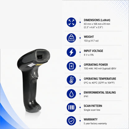  Honeywell 1250G Wired Barcode Scanner 