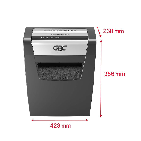 GBC X308 Shred Master Paper Cross Cut | Personal/Home Office Shredder | 9 Sheet Capacity