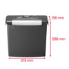 GBC S206 ShredMaster Straight Cut Personal Office Paper Shredder | 7 Sheets