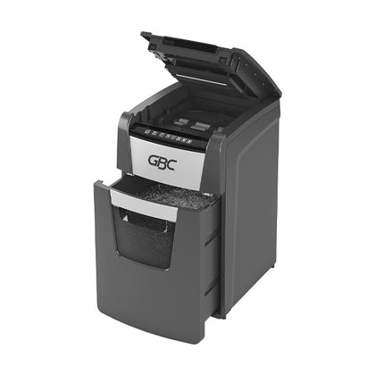 GBC 150M ShredMaster Auto+ Feed Paper/Credit Card Micro Cut Shredder | 150 Sheet Capacity