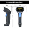 RETSOL D-1020 Handheld 1D/2D Barcode Scanner | USB