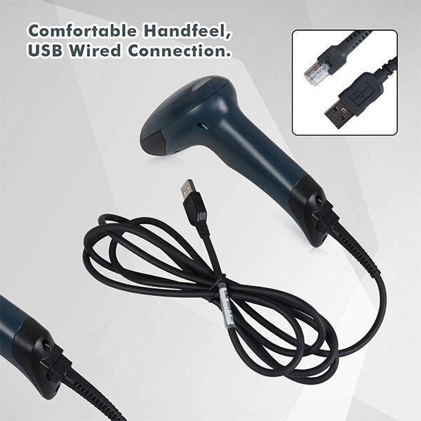 Retsol D2060 Handheld Wired 2D Laser Barcode Scanner 