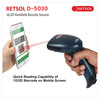 RETSOL D5030 1D/2D Wired Handheld Barcode Scanner