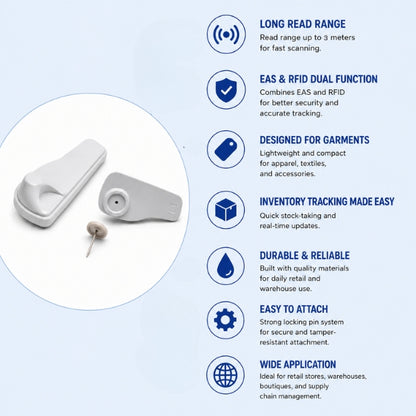 RFID UHF EAS Garment Tag