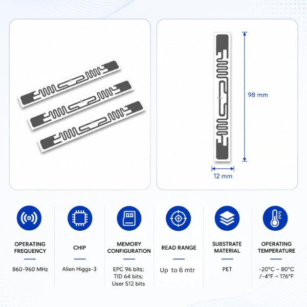 RFID UHF Wet Inlay Tag
