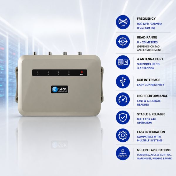 SRK-HC04 RFID UHF Fixed Reader