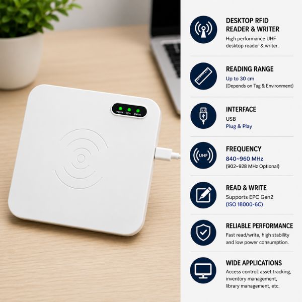 SRK-UDI103 RFID UHF Desktop Reader & Writer 