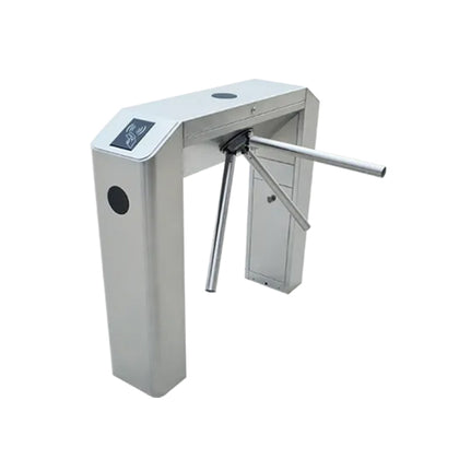 TS200 Tripod Turnstile | Automatic Barrier Gate | Stainless Steel Silver | Built-in-LED