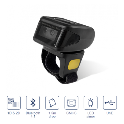 Newland BS10R Ring 1D & 2D Barcode Scanner  | USB