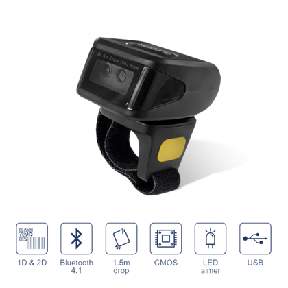 Newland BS10R Ring 1D & 2D Barcode Scanner  | USB