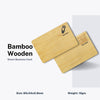 RFID NFC Wooden Smart card | 5 pcs | 13.56 MHz | Pack of (5, 250, 500)