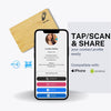 RFID NFC Wooden Smart card | 5 pcs | 13.56 MHz | Pack of (5, 250, 500)