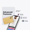 RFID NFC Wooden Smart card | 5 pcs | 13.56 MHz | Pack of (5, 250, 500)