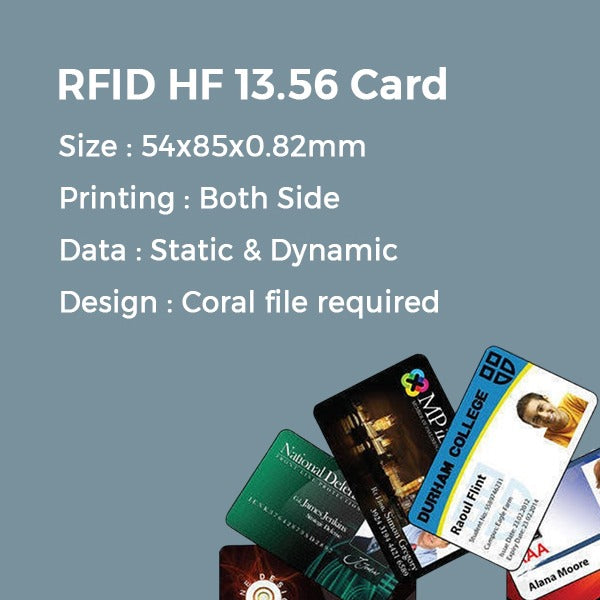 Printed RFID LF Proximity 125.5khz card | Dynamic Printing | Size 54*85*0.82mm