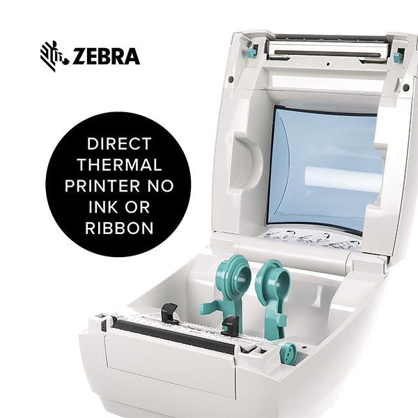 Buy Zebra GC420 Barcode Label Printer Maxi Print Width 4.09″ (104mm) USB –  SRK Innovation