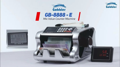 Gobbler GB-8888E Fully Automatic Mix Note Counting Machine with Fake Note Detection