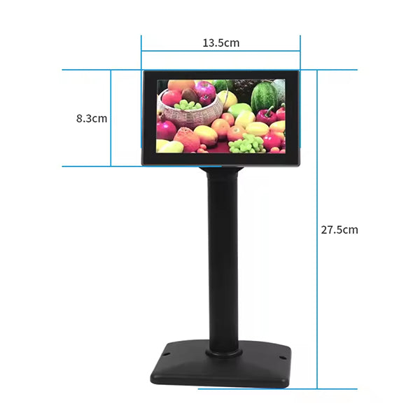 SRK-BS500-II | Customer POS Display | TFT-LCD Display | 5 inch Color Panel | | USB | 1 year warranty