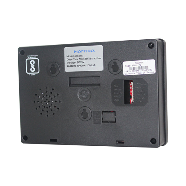 Biometric Attendance Machine | Fingerprint Recognition |Size:165x150x45mm -Workforce Management