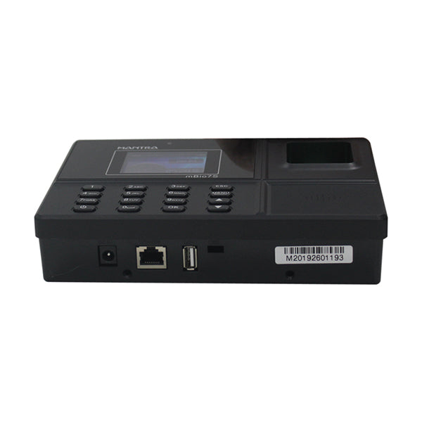 Mantra mBio7SW|Biometric Attendance Machine|TCP/IP USB RS 485|Capacity Card/FP 1000/1000