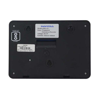 Mantra mBio-G1|Biometric Attendance Machine|TCP/IP USB|Capacity 1000 Users