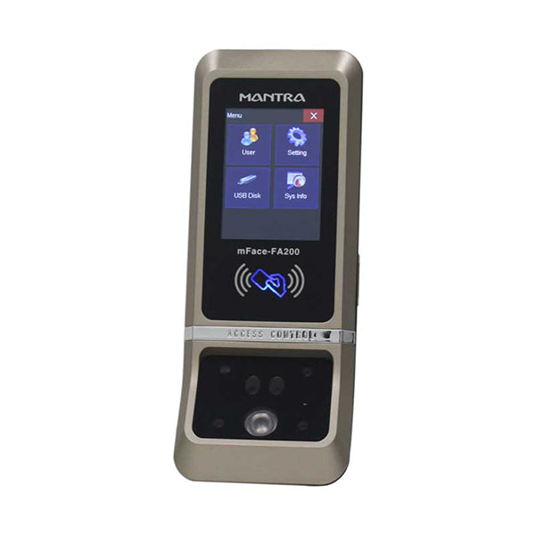 Mantra mFACE FA 200 LD|Biometric Attendance Machine|TCP/IP USB |Capacity Face/Card 1000/2000