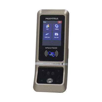 Mantra mFACE FA 200 LD|Biometric Attendance Machine|TCP/IP USB |Capacity Face/Card 1000/2000