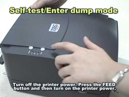 TSC TTP 244 PRO Thermal Transfer or Direct Label Printer 