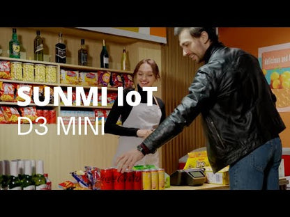 SUNMI D3 MINI 3PTR | Single Display 10.1" | 80 mm | Wifi |3/32GB ROM