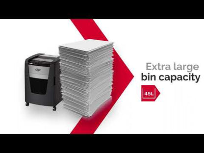 GBC XP418+ ShredMaster Cross Cut Office Paper Shredder | 18 Sheet Capacity