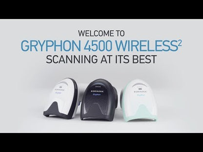 Datalogic Gryphon Gm4500 HC Barcode Scanner | 2D Wireless Scanner